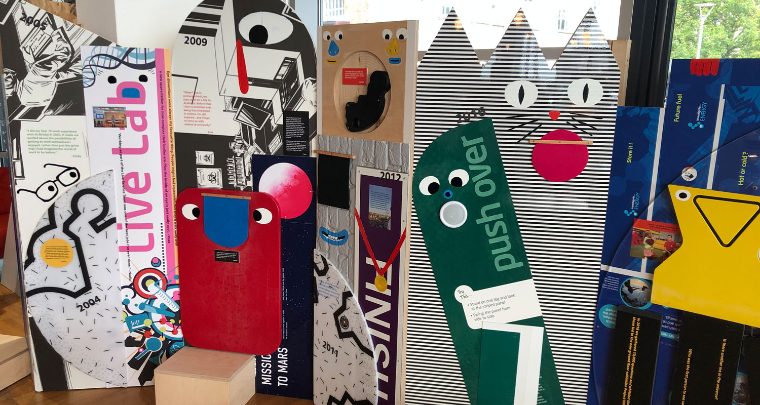 Through Panel Speaker built into the Curious Timeline at We The Curious