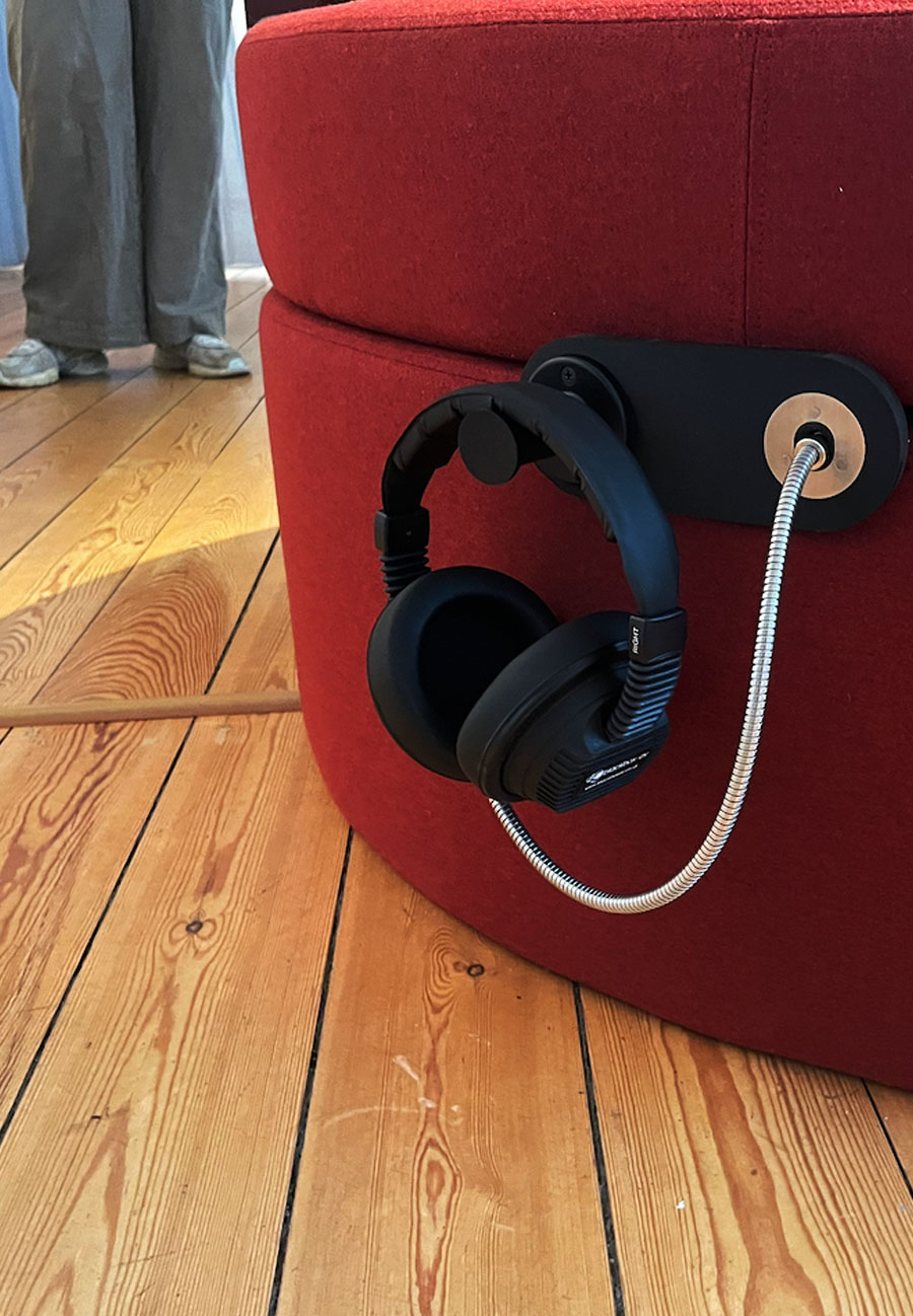 MKII Handset installed with Horizontal Recoiler at Vejle Art Museum (portraits)