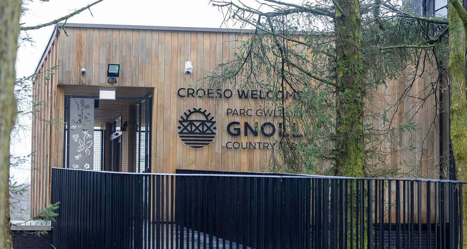Gnoll Country Park Entrance