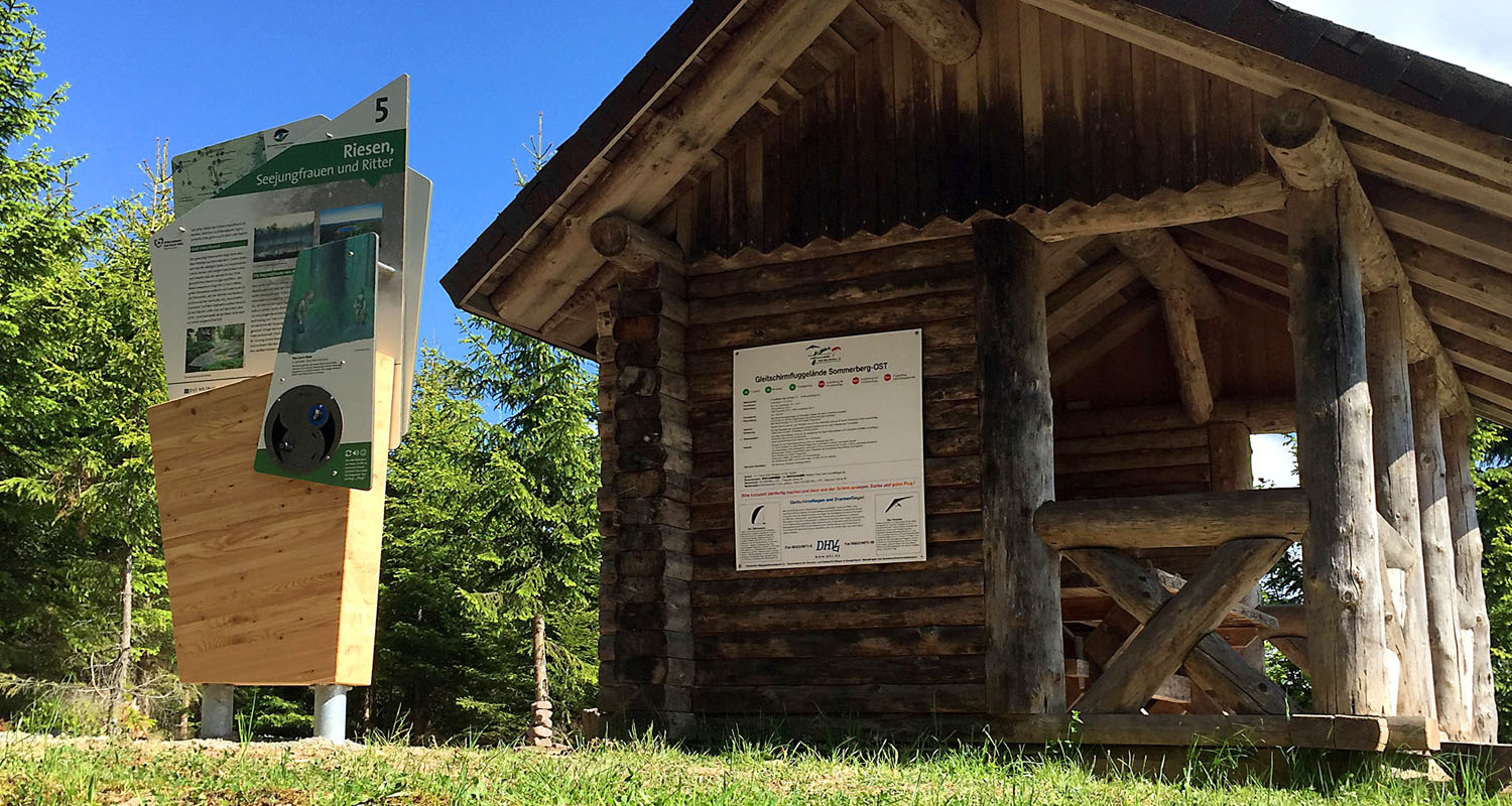 U-Turn Round installed in an interactive station along The Cold Heart Fairytale Trail