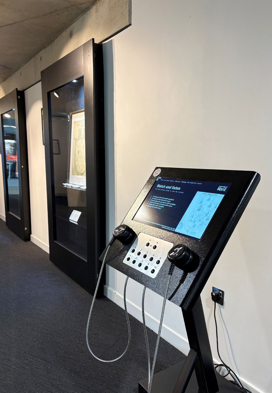22 Inch AV Point with Hearing Loop HDHs at University of Kent