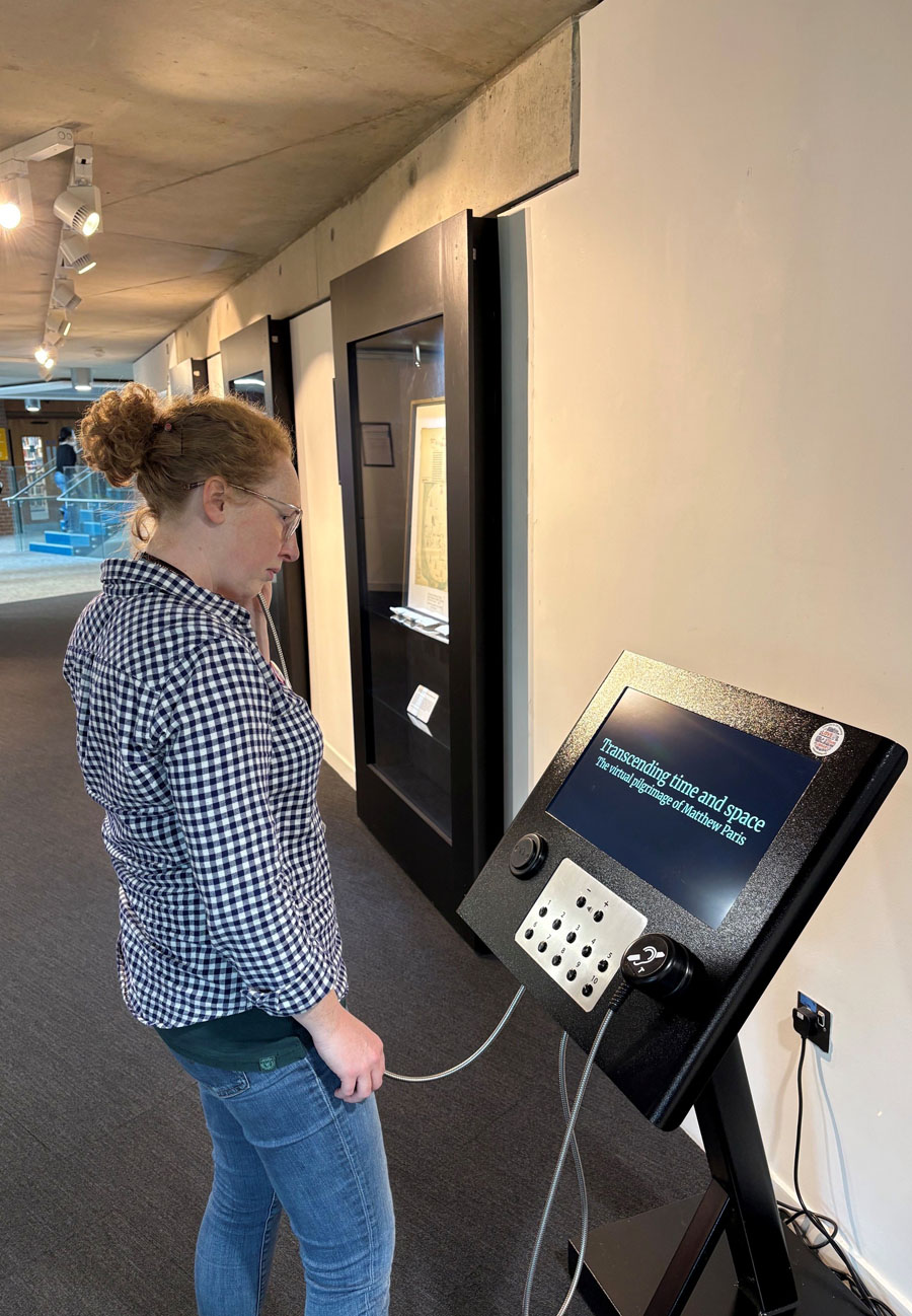 22 Inch AV Point with Hearing Loop HDHs in use at University of Kent