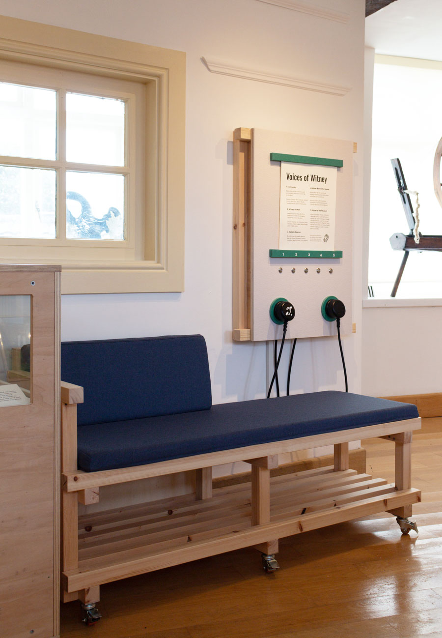 Listening Post with Standard and Hearing Loop Heavy Duty Handsets at Witney and District Museum - Portrait - Sam Brown
